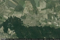 Vue aérienne de Vracov