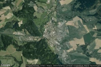 Vue aérienne de Usti nad Orlici