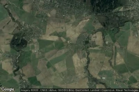 Vue aérienne de Sibřina