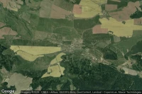 Vue aérienne de Lubenec