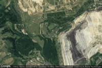 Vue aérienne de Lomnice