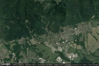 Vue aérienne de Krupka