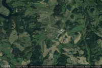 Vue aérienne de Krasna Hora nad Vltavou