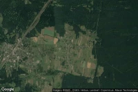 Vue aérienne de Rokitno Szlacheckie