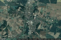 Vue aérienne de Nowe Miasto Lubawskie