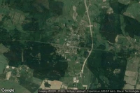 Vue aérienne de Miekinia