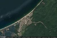 Vue aérienne de Miedzyzdroje