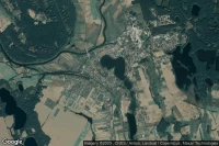 Vue aérienne de Miedzychod
