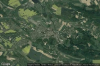 Vue aérienne de Lwowek Slaski