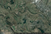 Vue aérienne de Gozdów