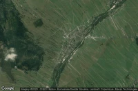 Vue aérienne de Czarny Dunajec