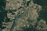 Vue aérienne de Cekcyn