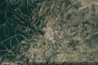 Vue aérienne de Valverde del Fresno