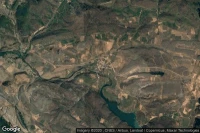 Vue aérienne de Salinas de Pisuerga