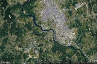 Vue aérienne de Puente