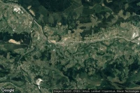 Vue aérienne de Pomaluengo