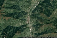 Vue aérienne de Pola de Lena