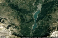 Vue aérienne de Piedrafita de Jaca
