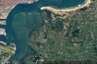 Vue aérienne de Pedreña