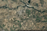 Vue aérienne de Osorno