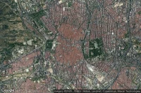 Vue aérienne de Madrid