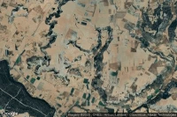 Vue aérienne de Curiel de Duero