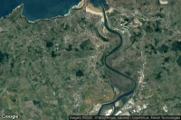 Vue aérienne de Cortiguera