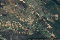 Vue aérienne de Castrocalbón