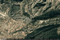 Vue aérienne de Abella de la Conca