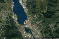 Vue aérienne de Vercurago