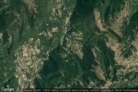 Vue aérienne de Vallo di Nera