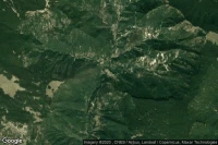 Vue aérienne de Vallepietra