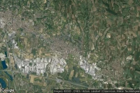 Vue aérienne de Trofarello