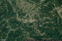 Vue aérienne de Subiaco