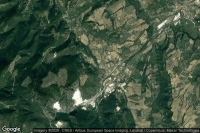 Vue aérienne de Serra San Quirico