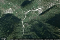 Vue aérienne de Seren del Grappa
