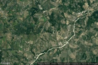 Vue aérienne de Sasso Feltrio