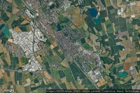 Vue aérienne de San Giuliano Milanese