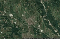 Vue aérienne de San Benigno Canavese