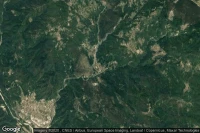 Vue aérienne de Rocchetta di Vara