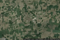 Vue aérienne de Rivarolo Mantovano