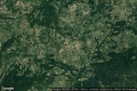 Vue aérienne de Polinago