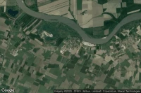 Vue aérienne de Polesine Parmense