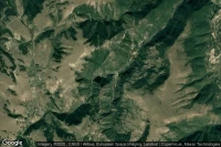 Vue aérienne de Pie del Sasso
