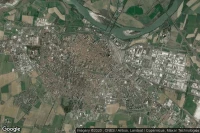 Vue aérienne de Piacenza