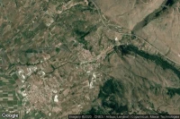 Vue aérienne de Pescina