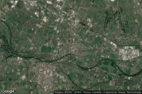Vue aérienne de Pescantina