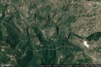 Vue aérienne de Pertosa
