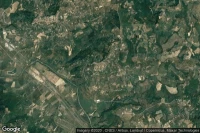 Vue aérienne de Penna in Teverina