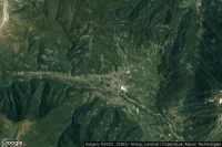 Vue aérienne de Paesana